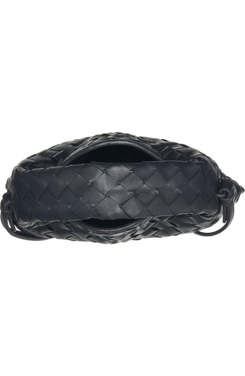 Bottega Veneta Mini Hop Intrecciato Leather Hobo Bag, Alternate, color, Shadow