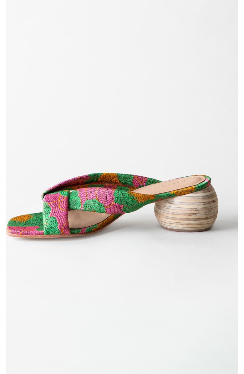 Huma Blanco Kira Woven Textile Slide Sandal, Alternate, color, Floral