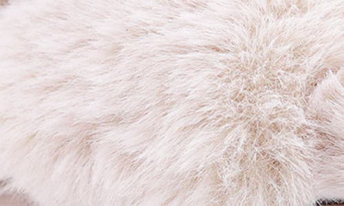 Shushop Juliet Faux Fur Slide Sandal In Neutral