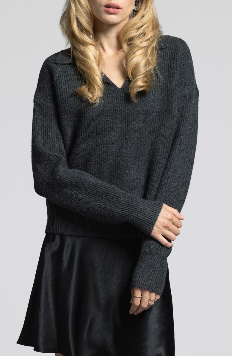 WEEKEND LOS ANGELES Rae Rib Sweater, Main, color, 