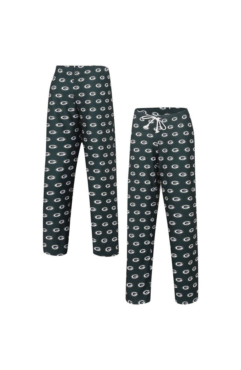 CONCEPTS SPORT Women's Concepts Sport Green Green Bay Packers Gauge Allover Print Sleep Pants, Main, color, Green