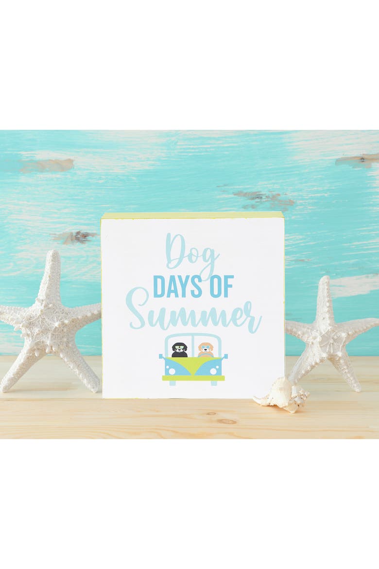 Dog Days Of Summer Shelf Block, Alternate, color, Blue