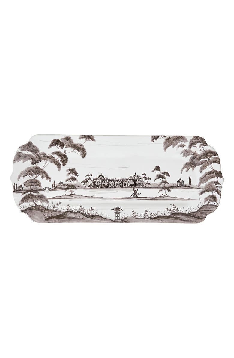 Juliska Country Estate Hostess Tray, Main, color, Flint Grey