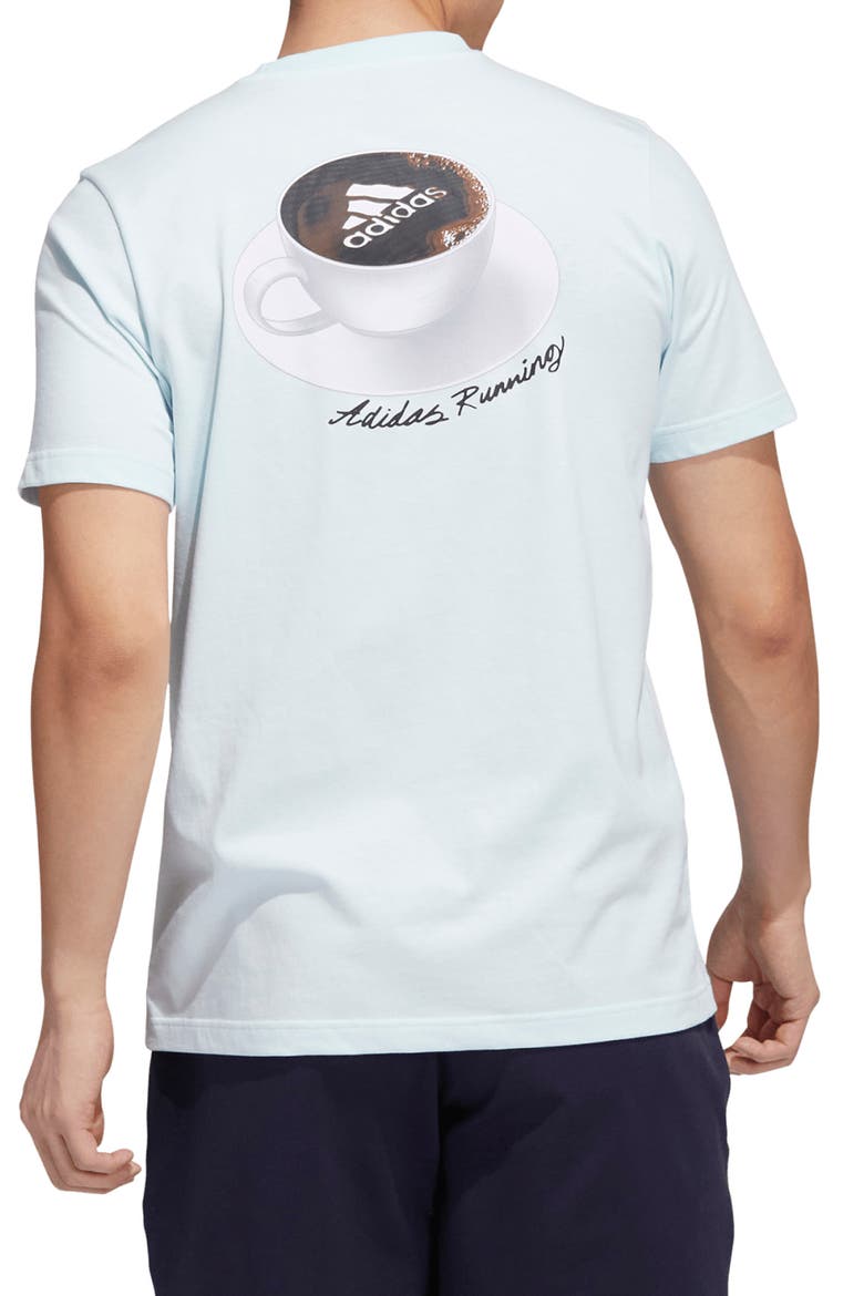 Coffee Graphic Tee, Alternate, color, ALMOST BLUE