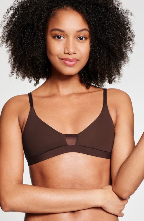Pepper Limitless Wirefree Scoop Bra In Espresso