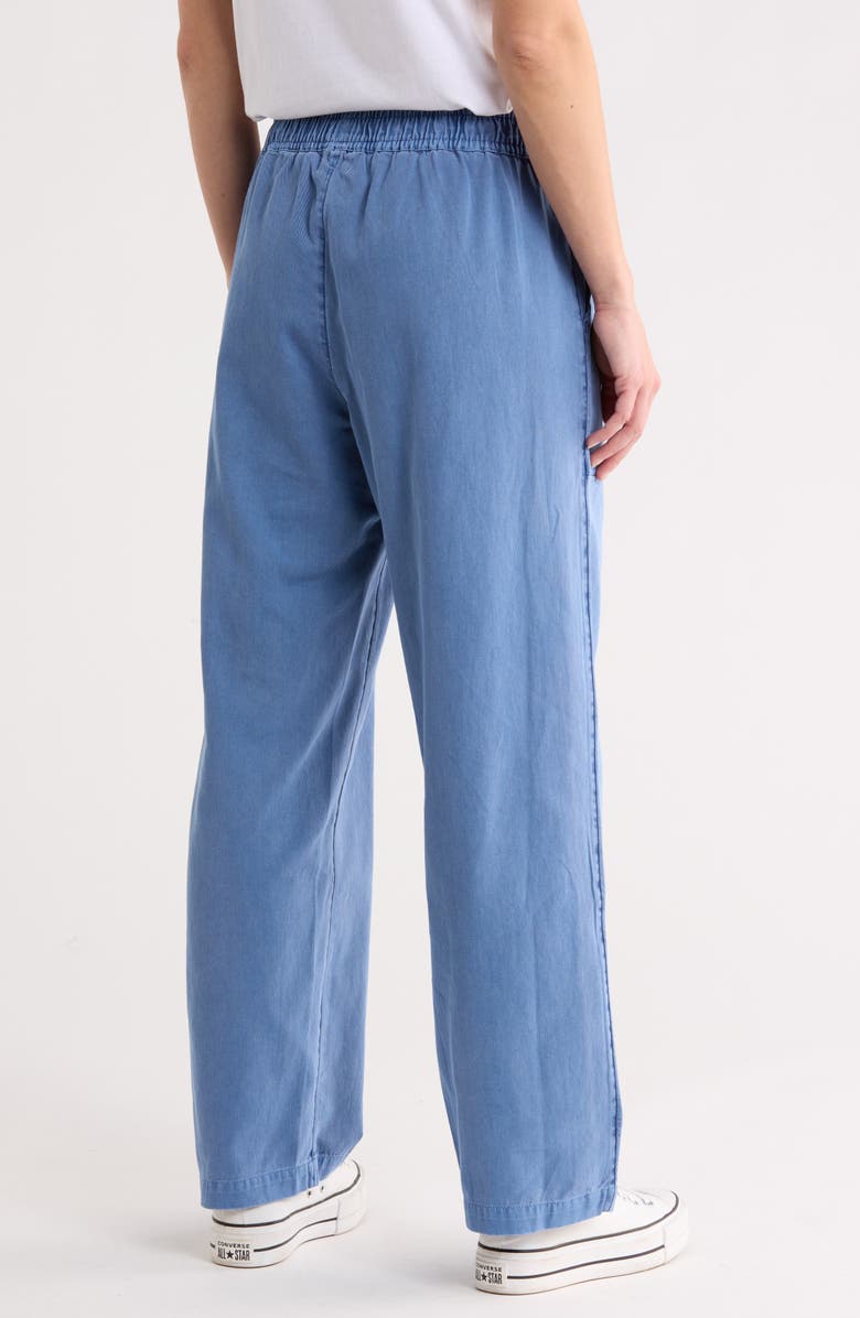 Hurley Wavy Days Wide Leg Pants, Alternate, color, Dutch Blue