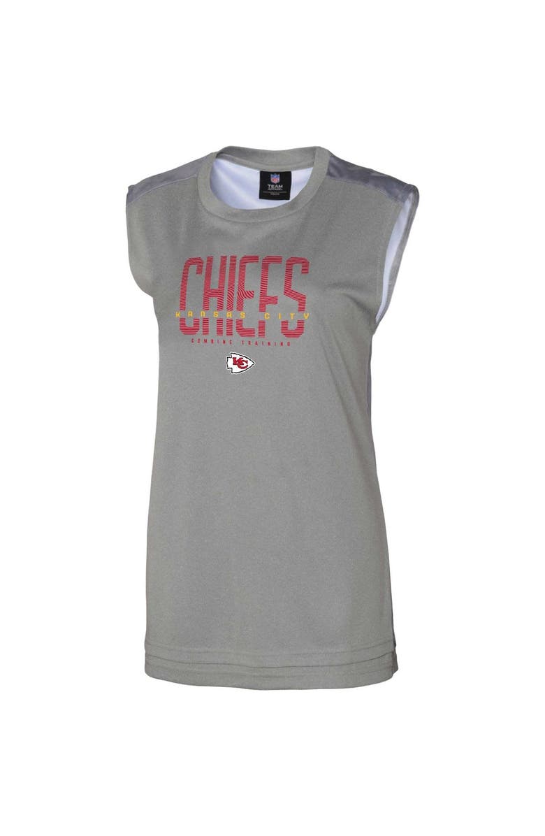 Outerstuff Women's Gray Kansas City Chiefs No Sweat Tank Top, Alternate, color, Gray