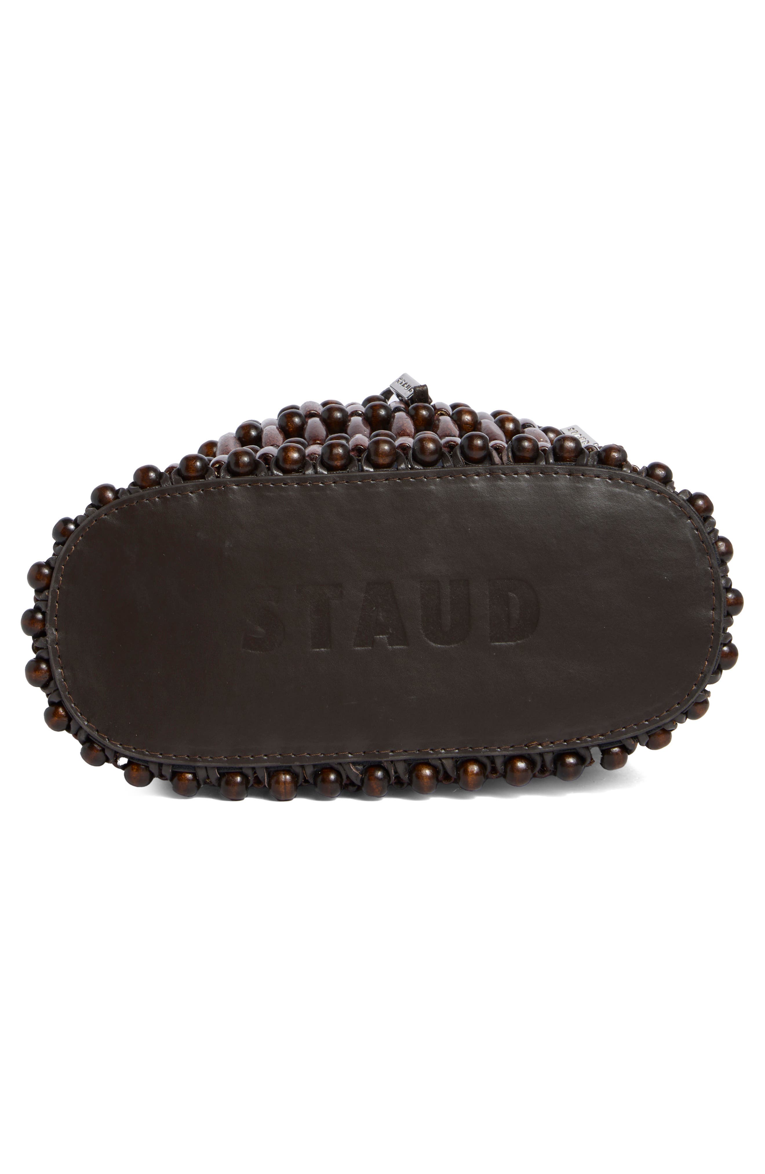 STAUD Coronado Bag, Alternate, color, Wood Beads