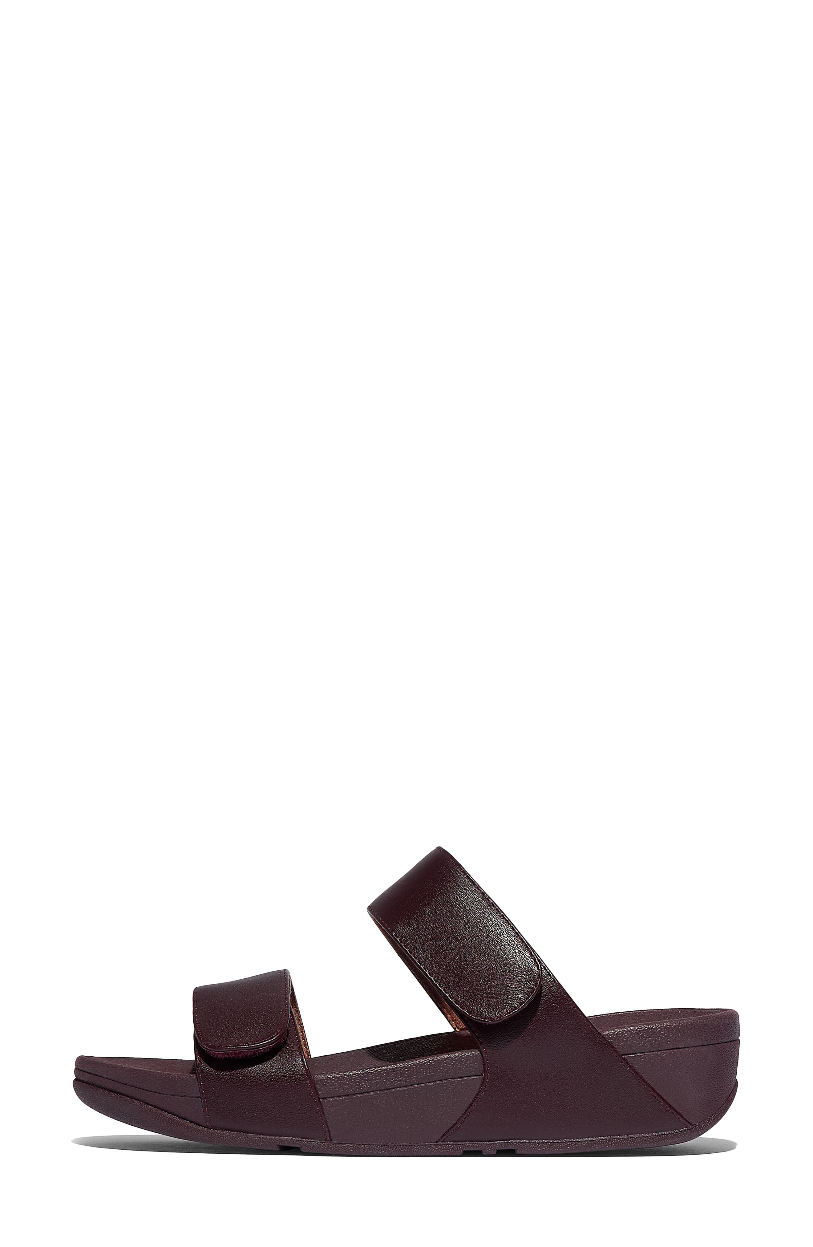 FitFlop Lulu Slide Sandal, Alternate, color, Plumberry