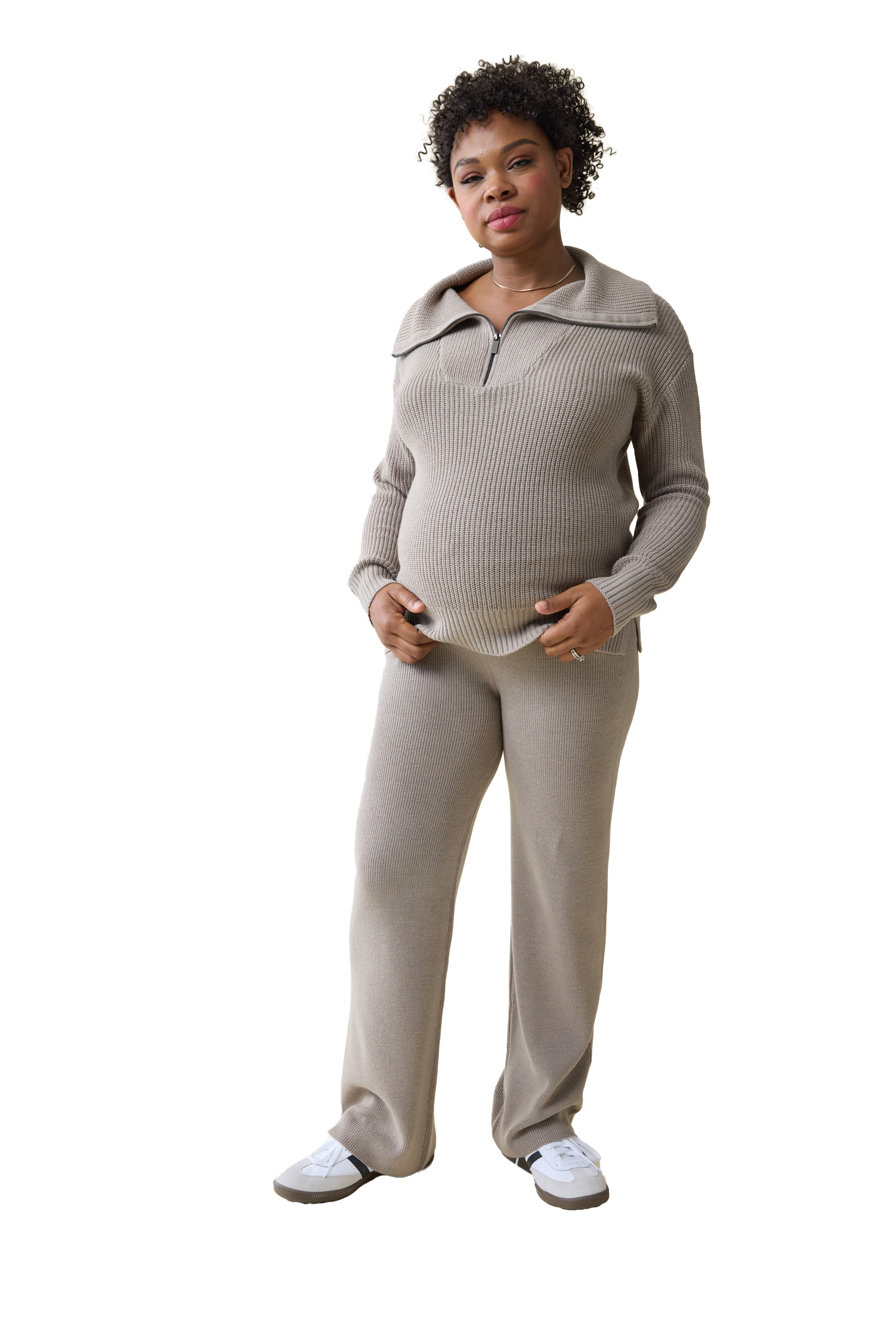 The Stay Cozy Maternity + Postpartum Sweater Pant