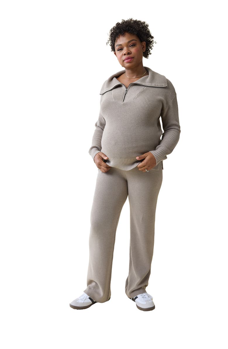 Ingrid & Isabel EASY SWEATER KNIT PANT, Main, color, Taupe