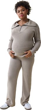 Ingrid & Isabel The Stay Cozy Maternity + Postpartum Sweater Pant