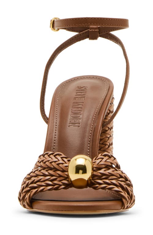 Steve Madden Cheyla Ankle Strap Sandal In Brown
