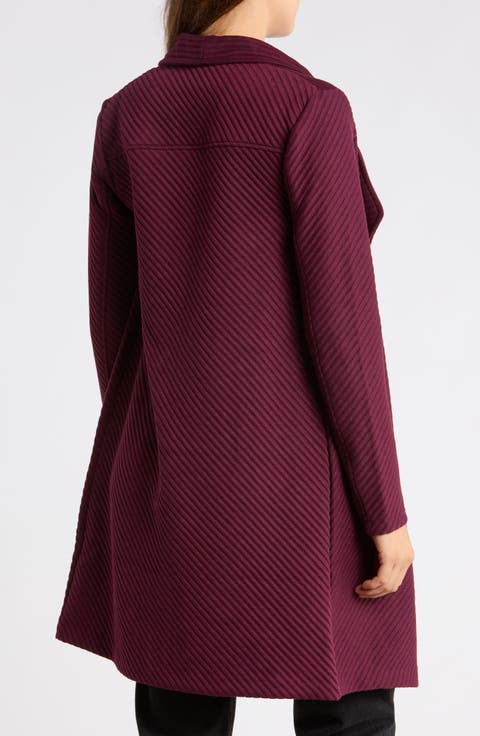 Ottoman Waterfall Knit Topper
