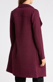 T Tahari Ottoman Waterfall Knit Topper