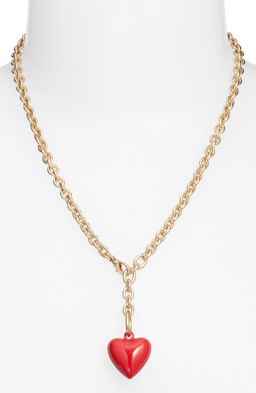 Roxanne Assoulin The Mini Happy Heart Pendant Necklace In Gold