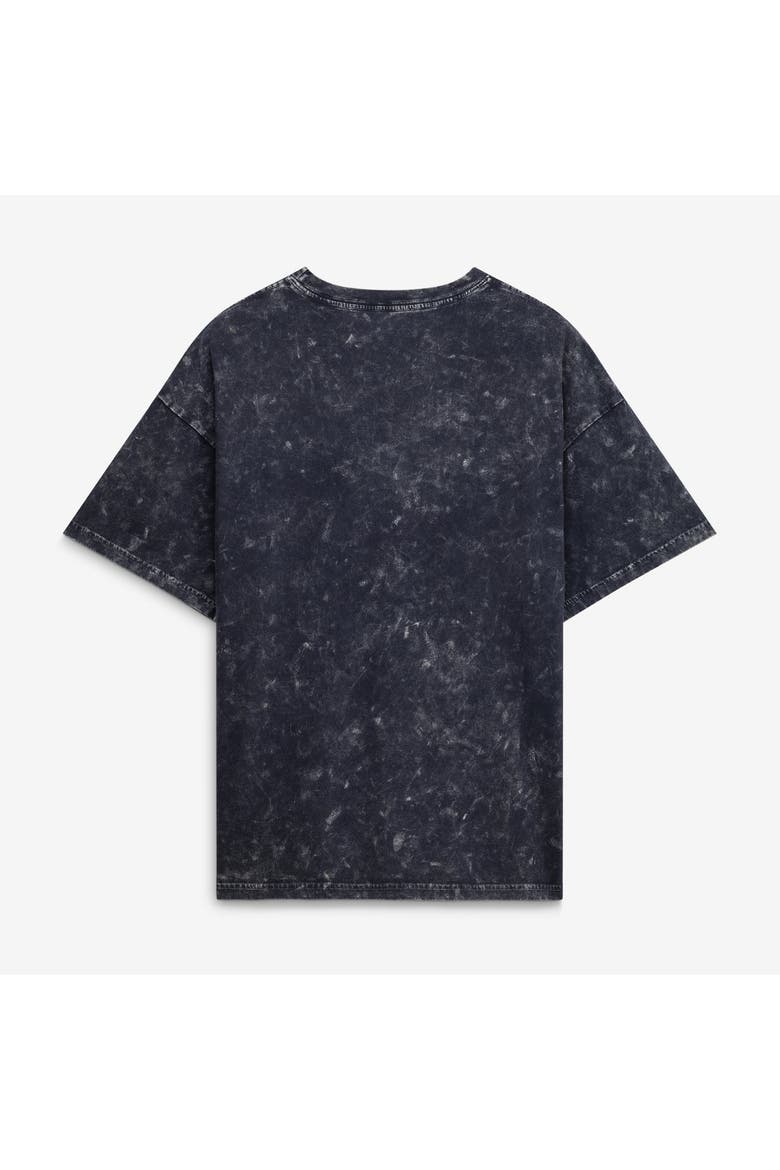 Women's New Era  Navy Milwaukee Brewers Mineral Wash Oversized T-Shirt, Alternate, color, Navy