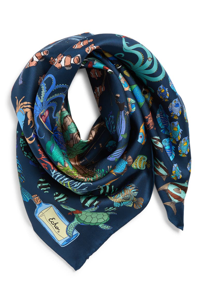Lost at Sea Silk Scarf (Women) | Nordstrom