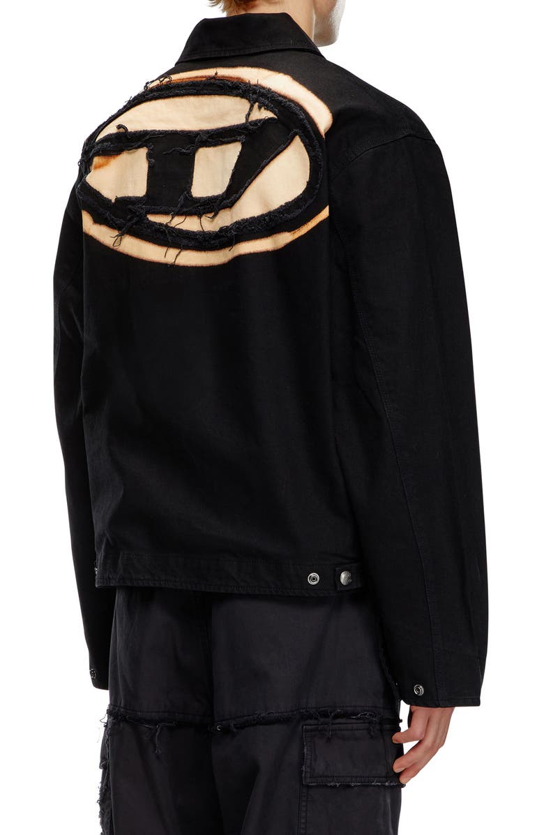 DIESEL<sup>®</sup> J-Taylor Bleach Zip Denim Jacket, Alternate, color,