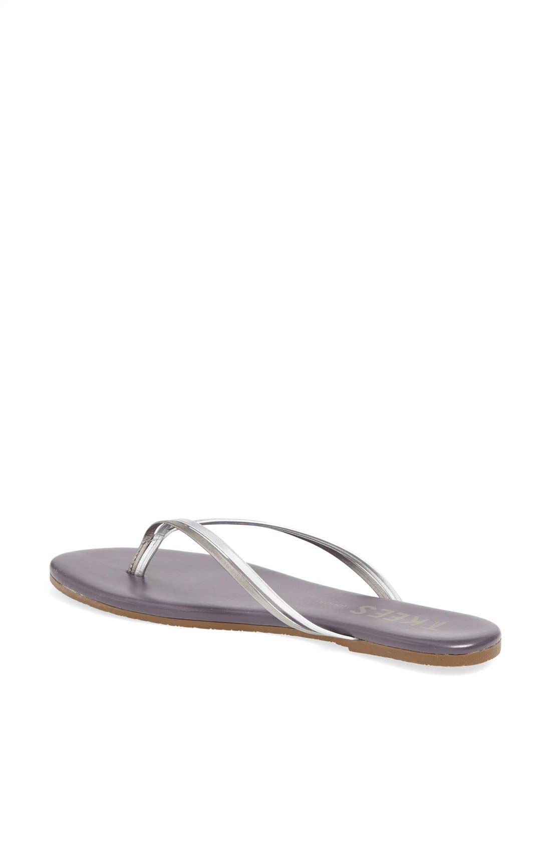 'Duos' Flip Flop, Alternate, color, SILVER SHOWERS