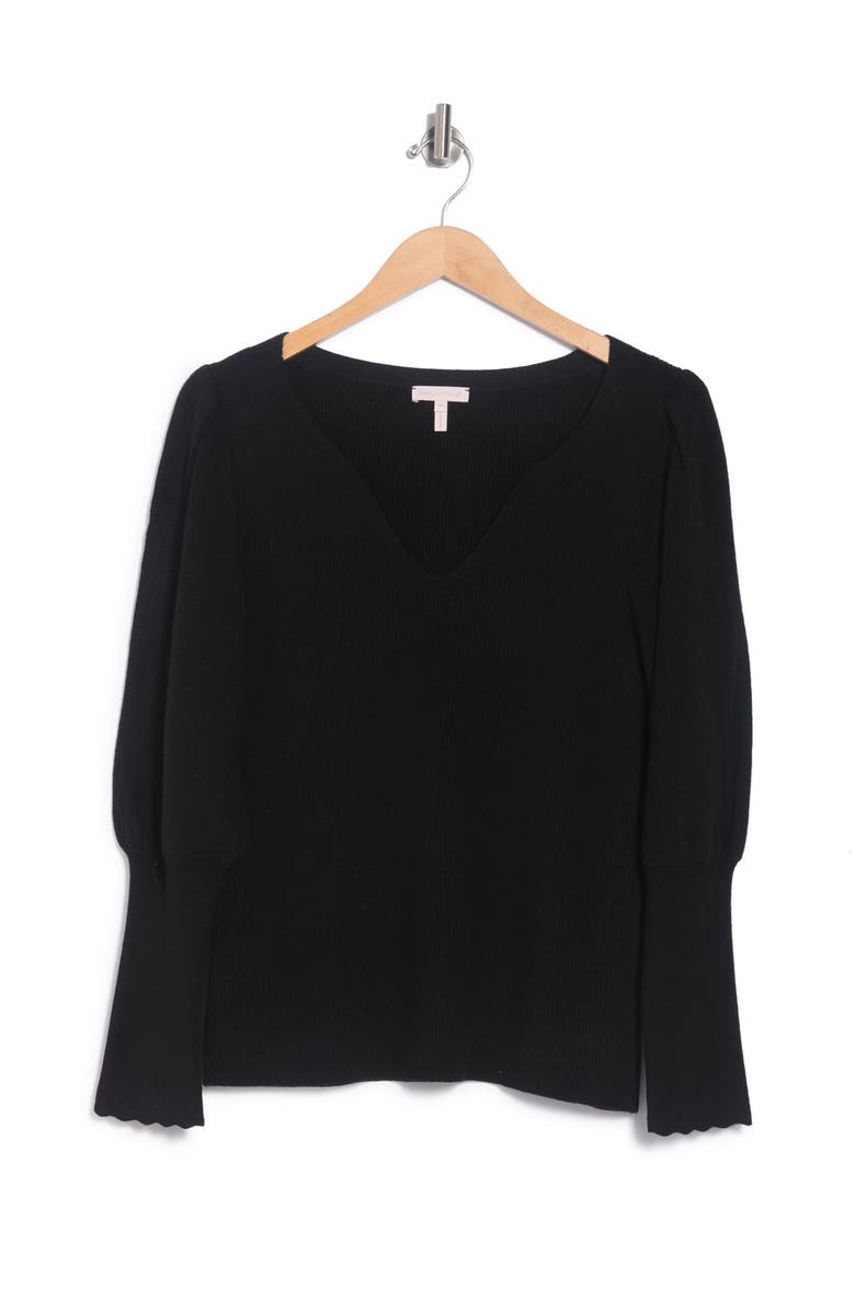 Rebecca Taylor Luxe Merino Wool Sweater, Alternate, color, 