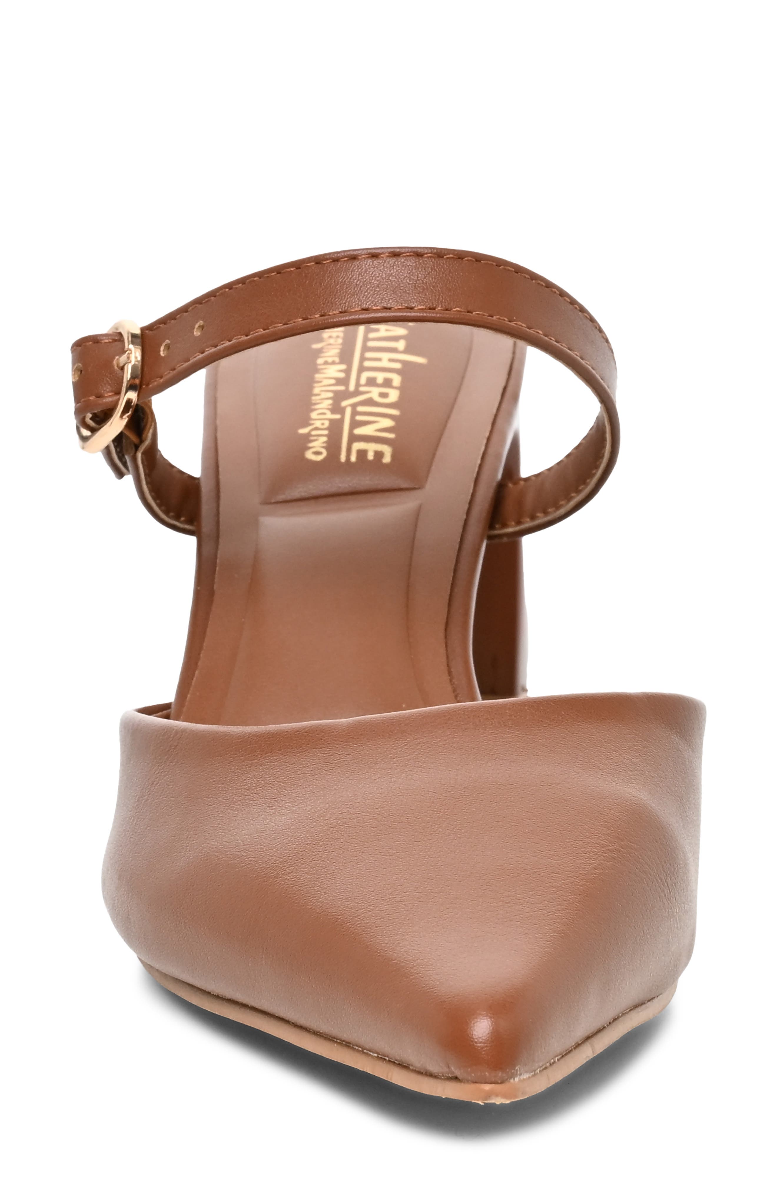 Pointed Toe Sandal, Alternate, color, LUGGAGE