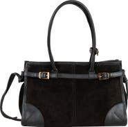 Persaman New York Leather & Suede Tote Bag