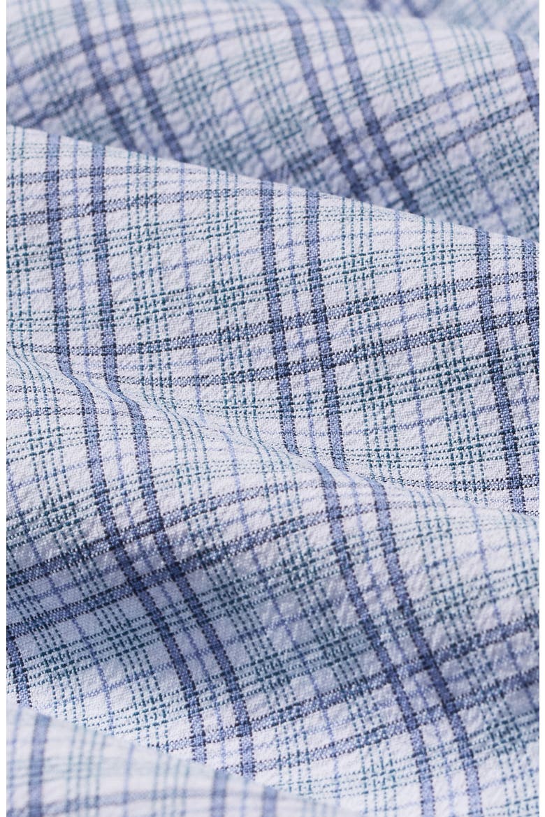 Leeward No Tuck Long Sleeve Dress Shirt, Alternate, color, PERRY BLUE LIAM PLAID