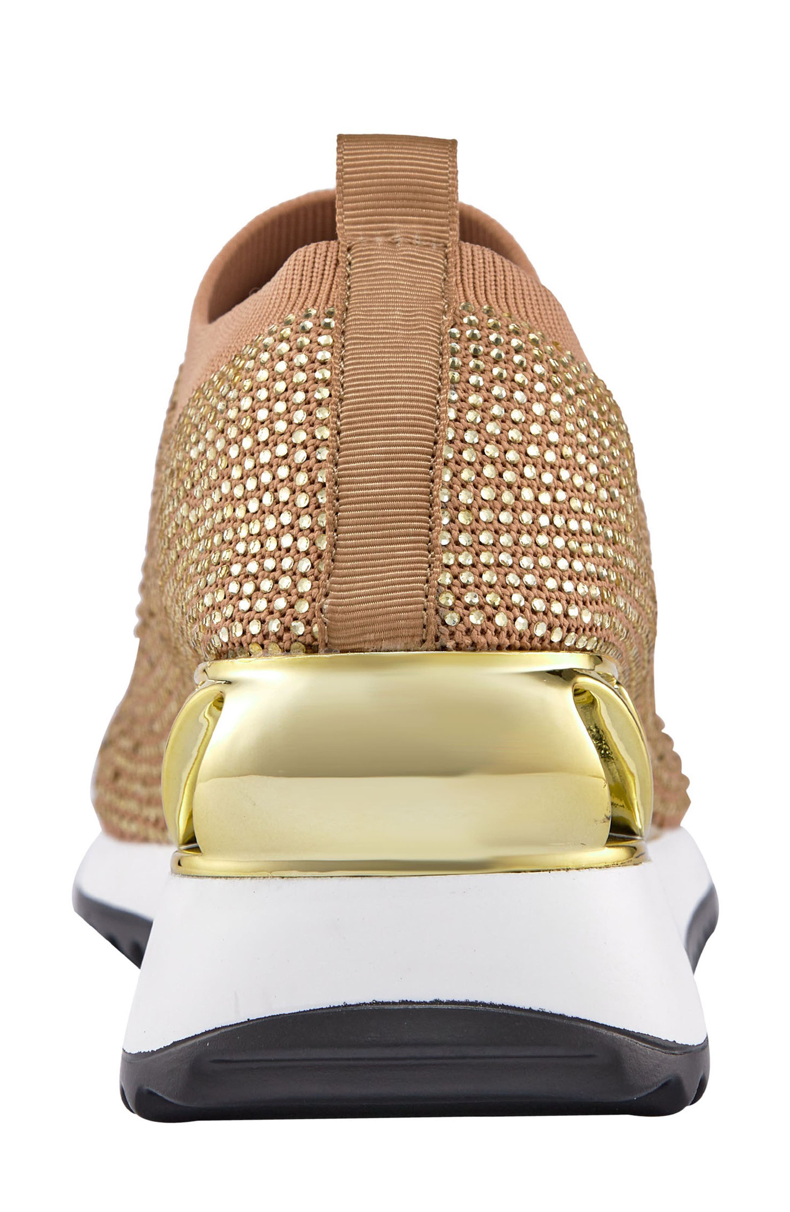 Bella Rhinestone Sneaker, Alternate, color, GOLD MULTI
