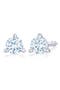Round Brilliant Cut Diamond & Platinum Stud Earrings - 0.25ct.