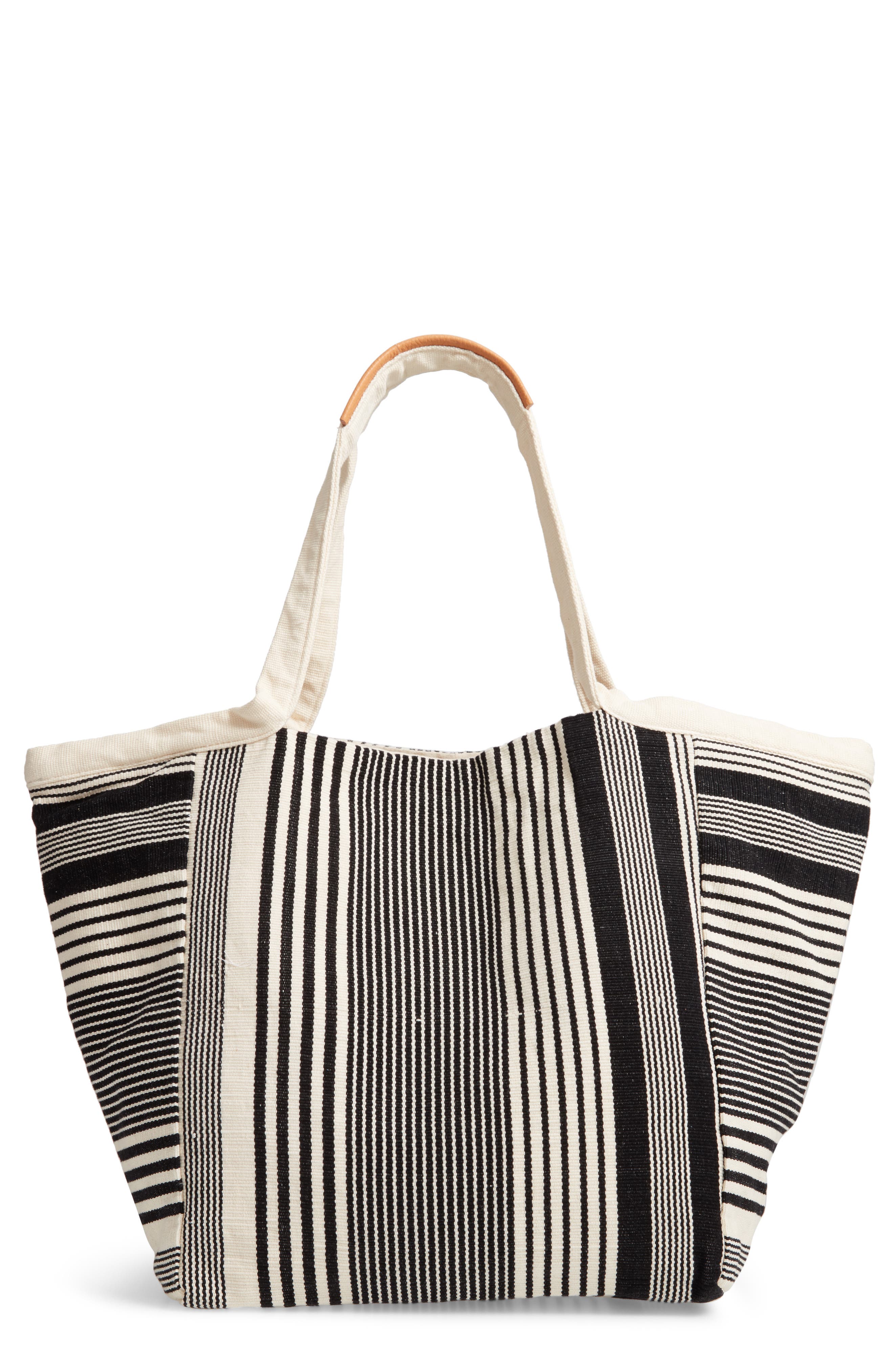Mercado Global Rosa Woven Tote, Main, color, 