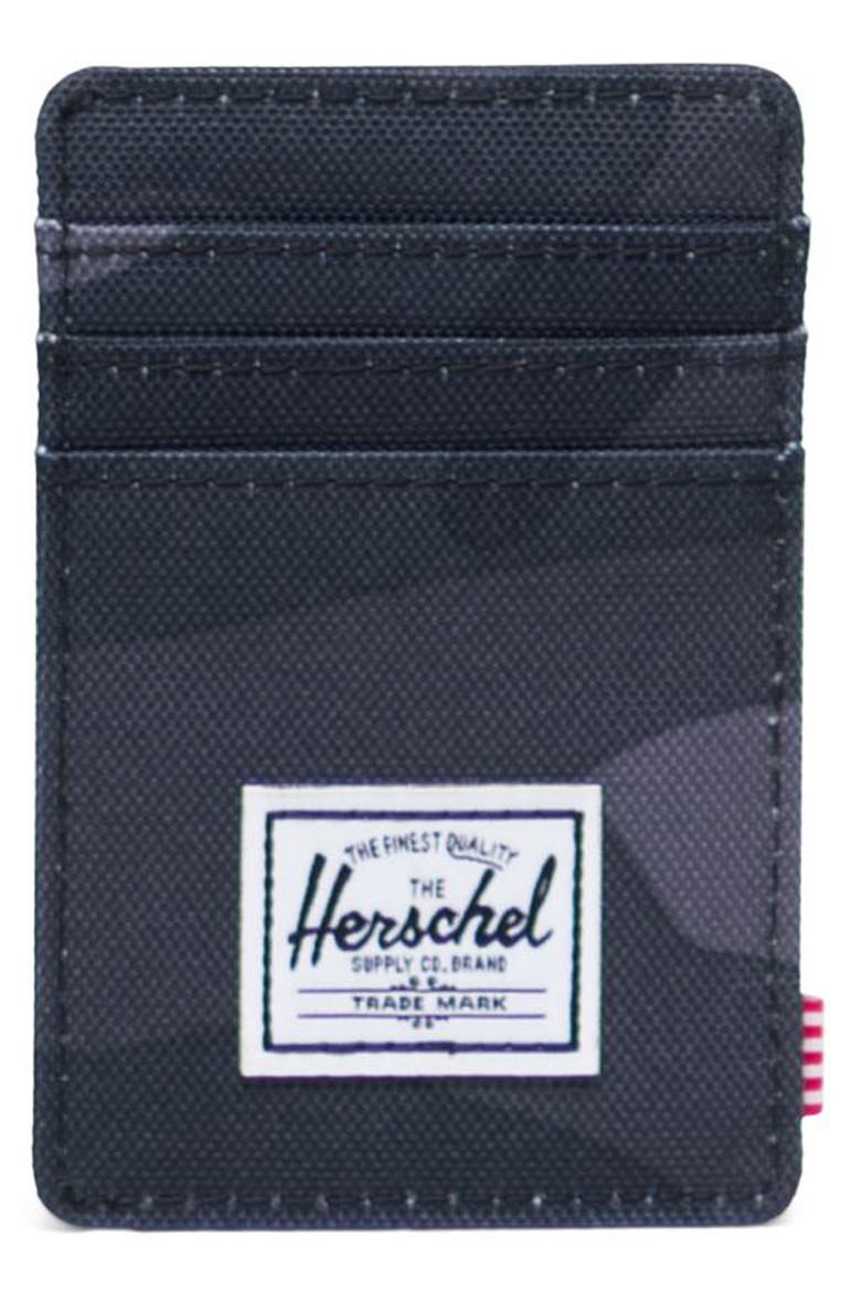 Raven Card Case, Main, color, NIGHT CAMO