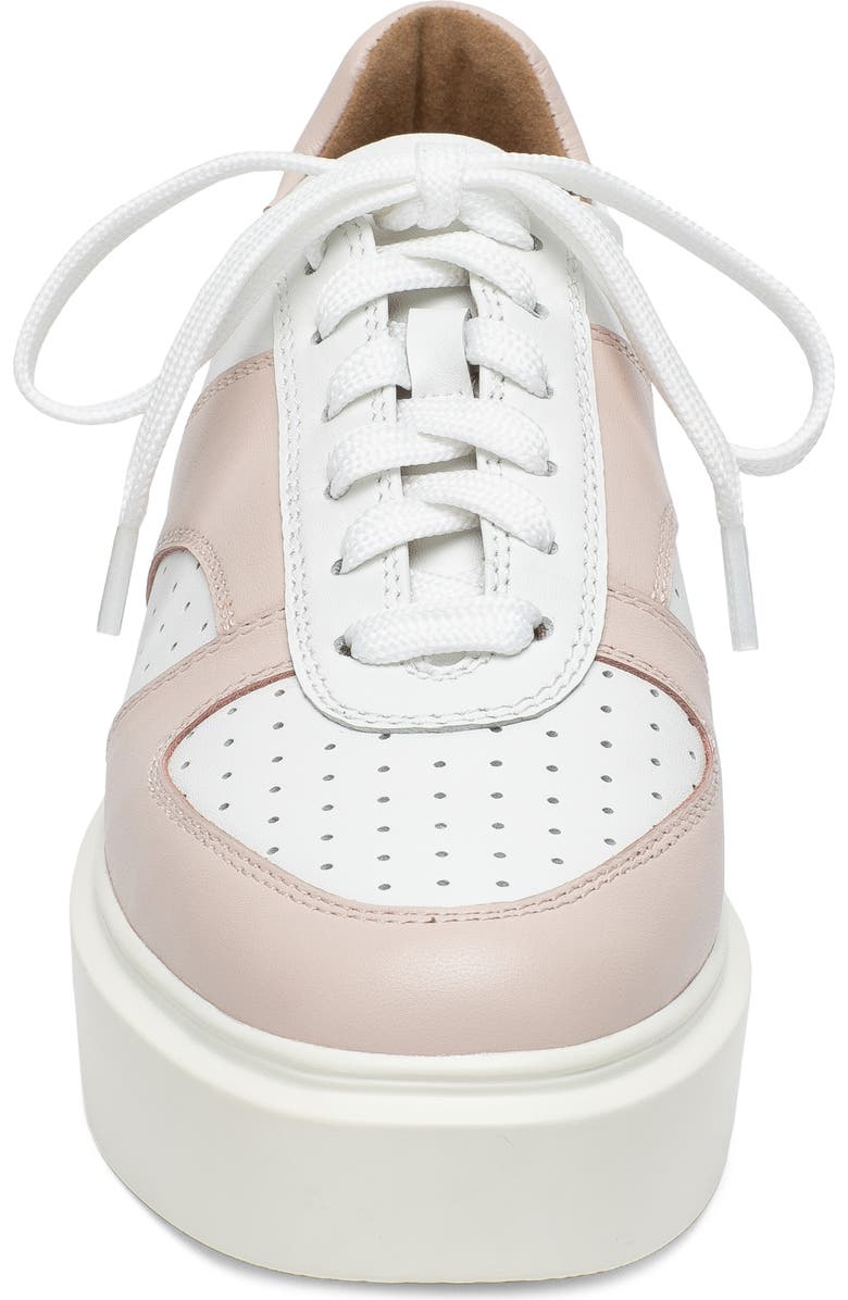 Linea Paolo Kayleen Sneaker, Alternate, color, Eggshell/ Pale Pink