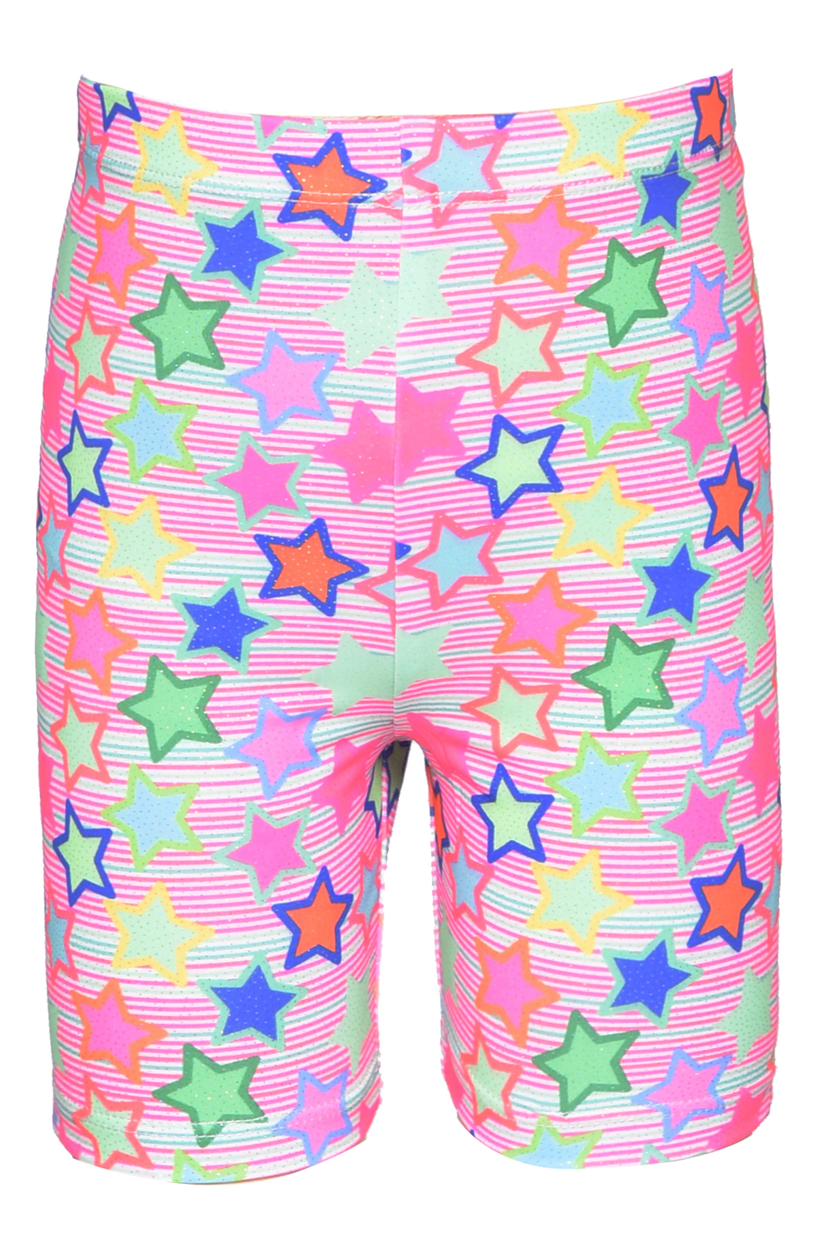 Baby Sara Kids' Star Print Bike Shorts