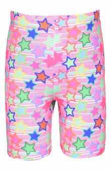 Baby Sara Kids' Star Print Bike Shorts