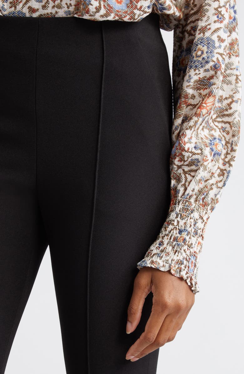 Veronica Beard Orion Pleat Front Flare Pants, Alternate, color, 