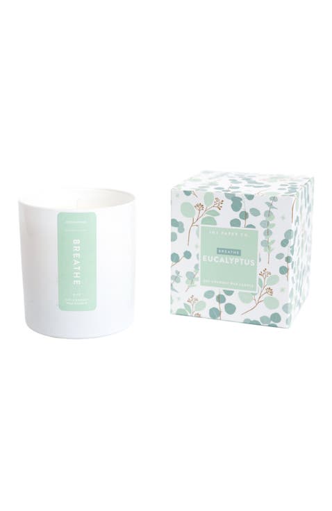 Breathe Eucalyptus Soy Coconut Candle