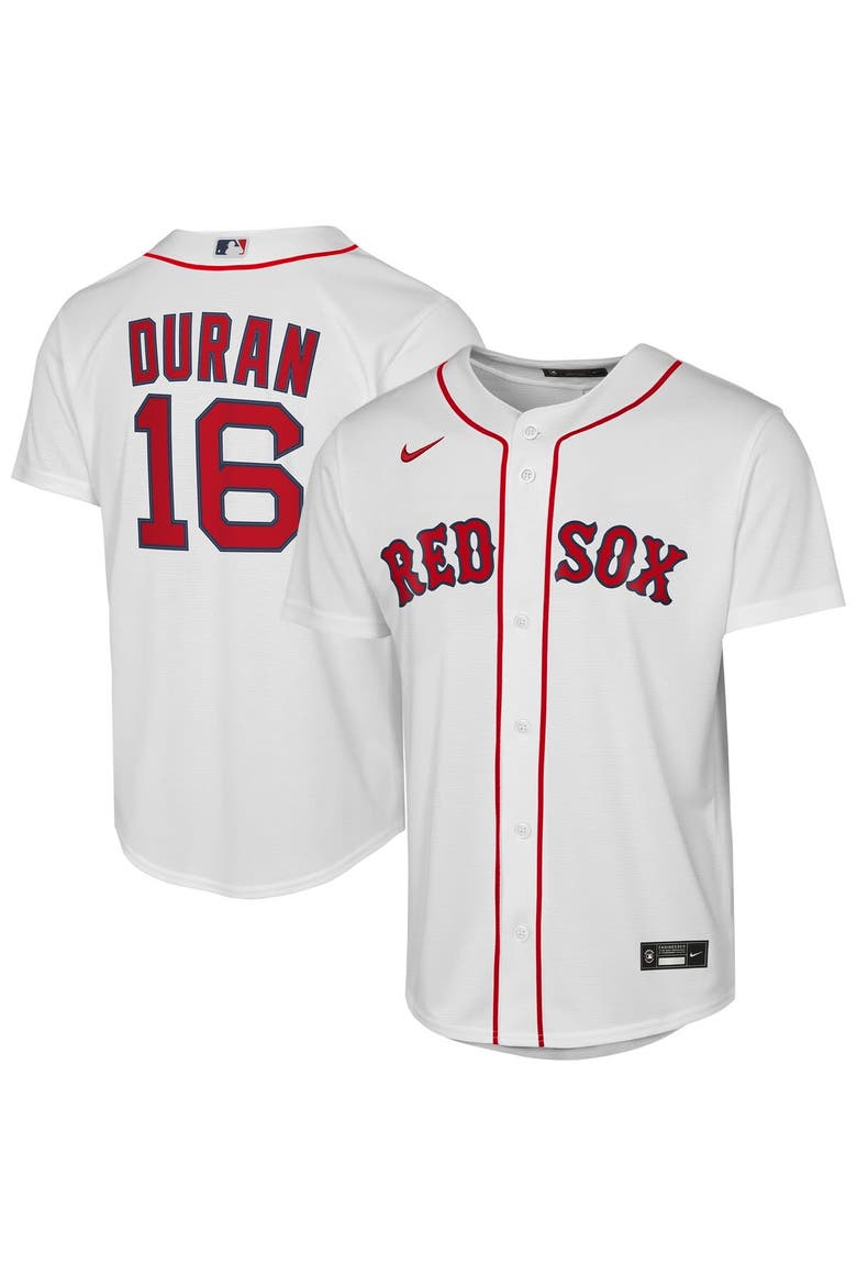Youth Nike Jarren Duran White Boston Red Sox Home Replica Player Jersey, Main, color, White