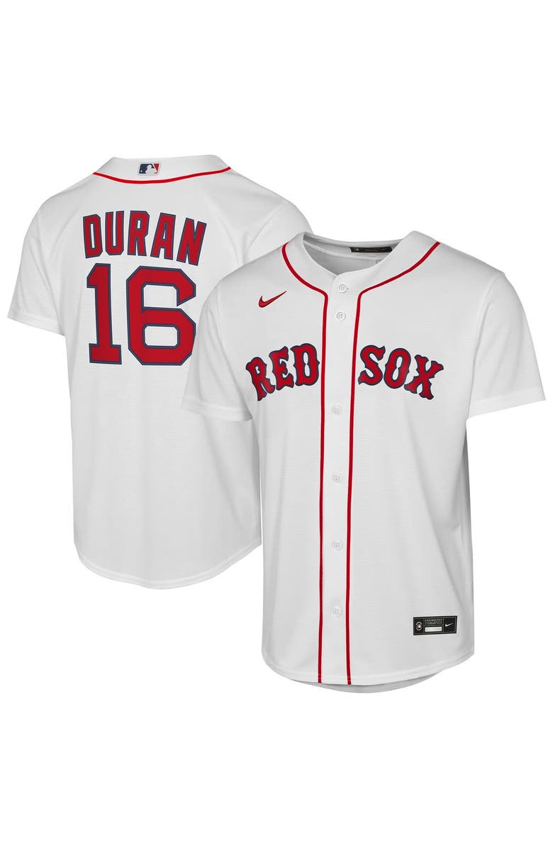 Nike Youth Nike Jarren Duran White Boston Red Sox Home Replica Player Jersey, Main, color, White