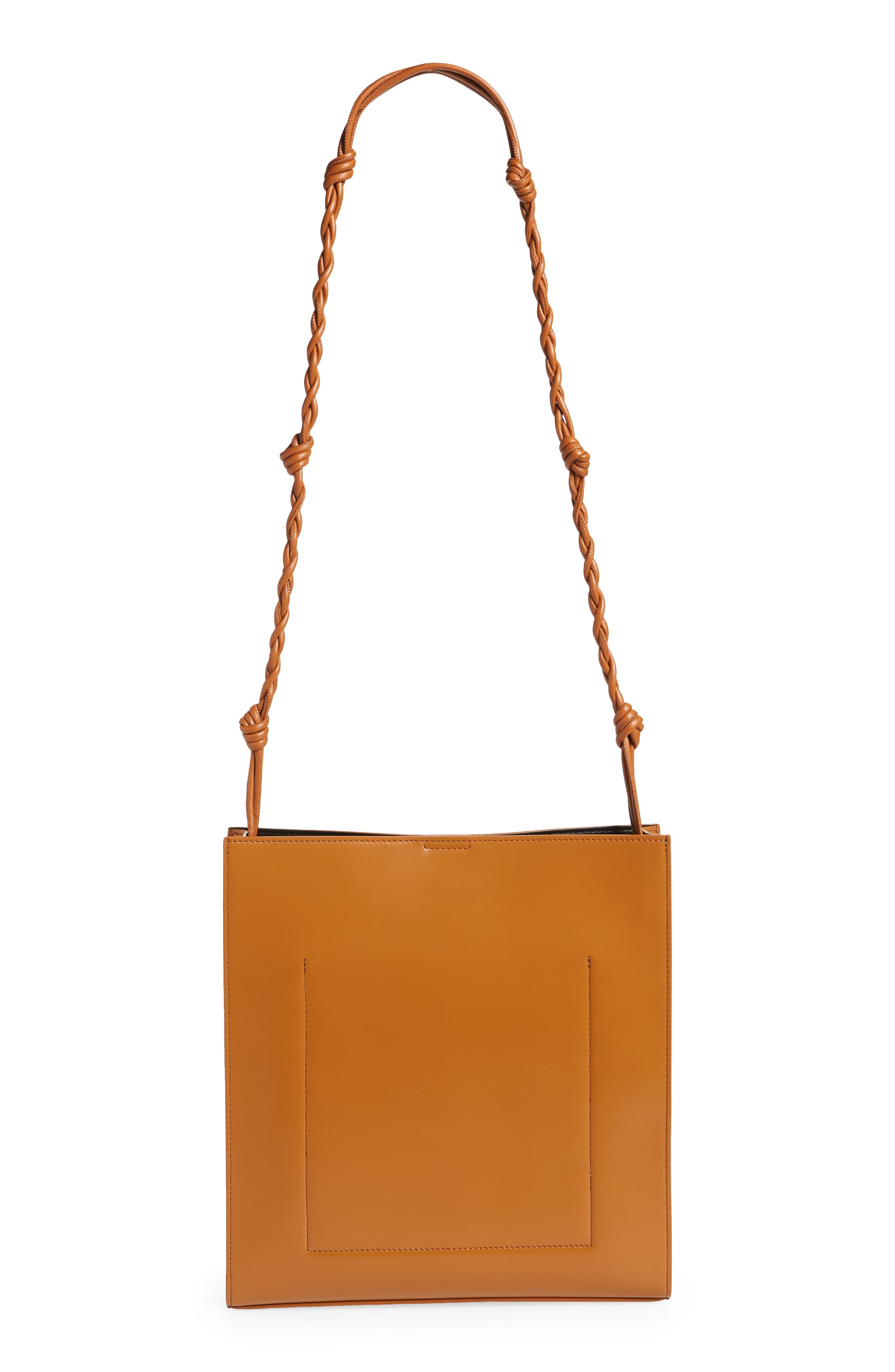 Jil Sander Medium Tangle Leather Shoulder Bag, Alternate, color, 