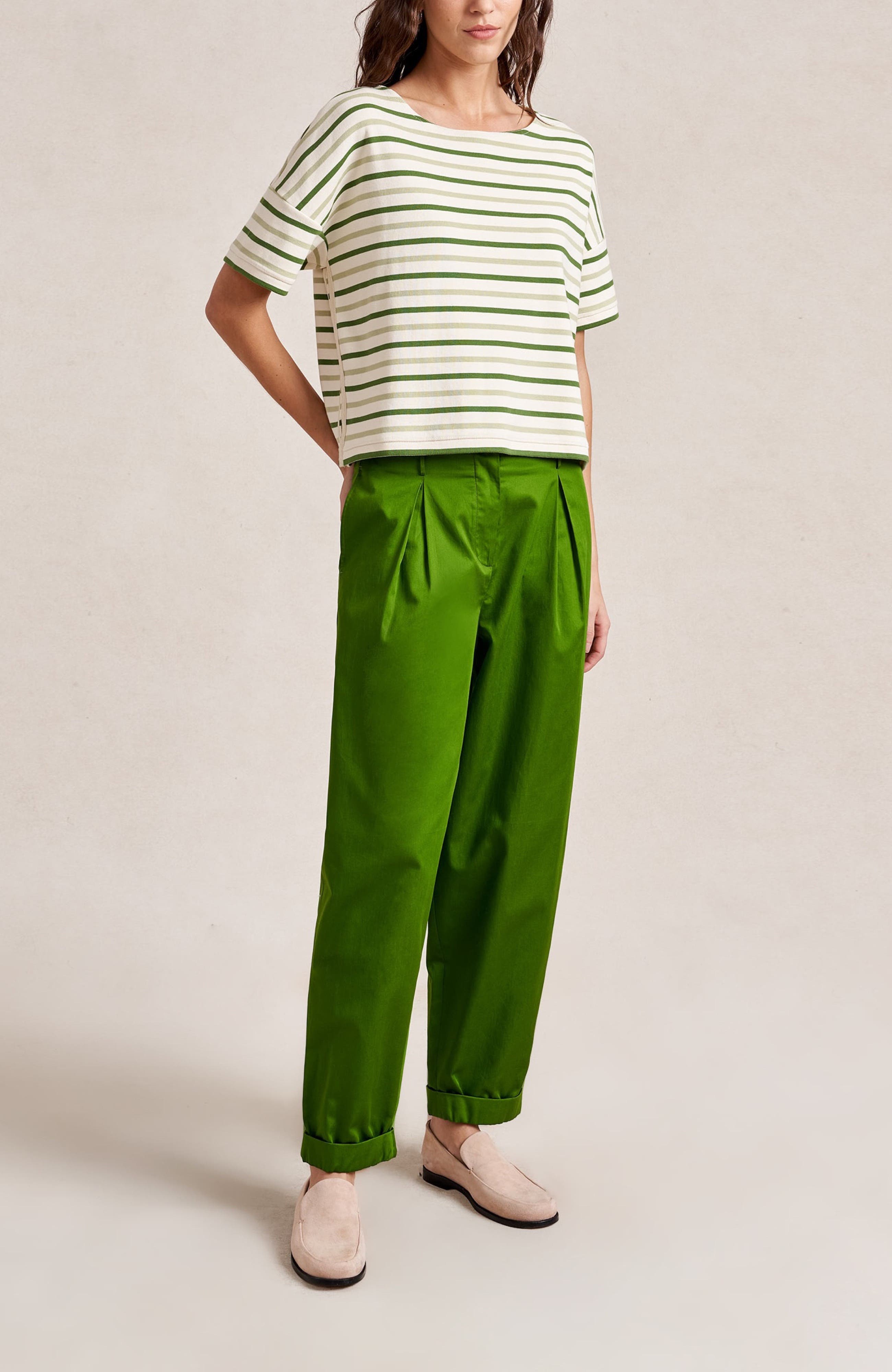 Short Sleeve Breton Tee