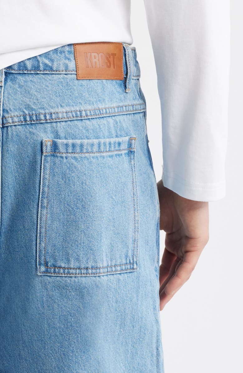 KROST Crosby Wide Leg Jeans, Alternate, color, Light Wash