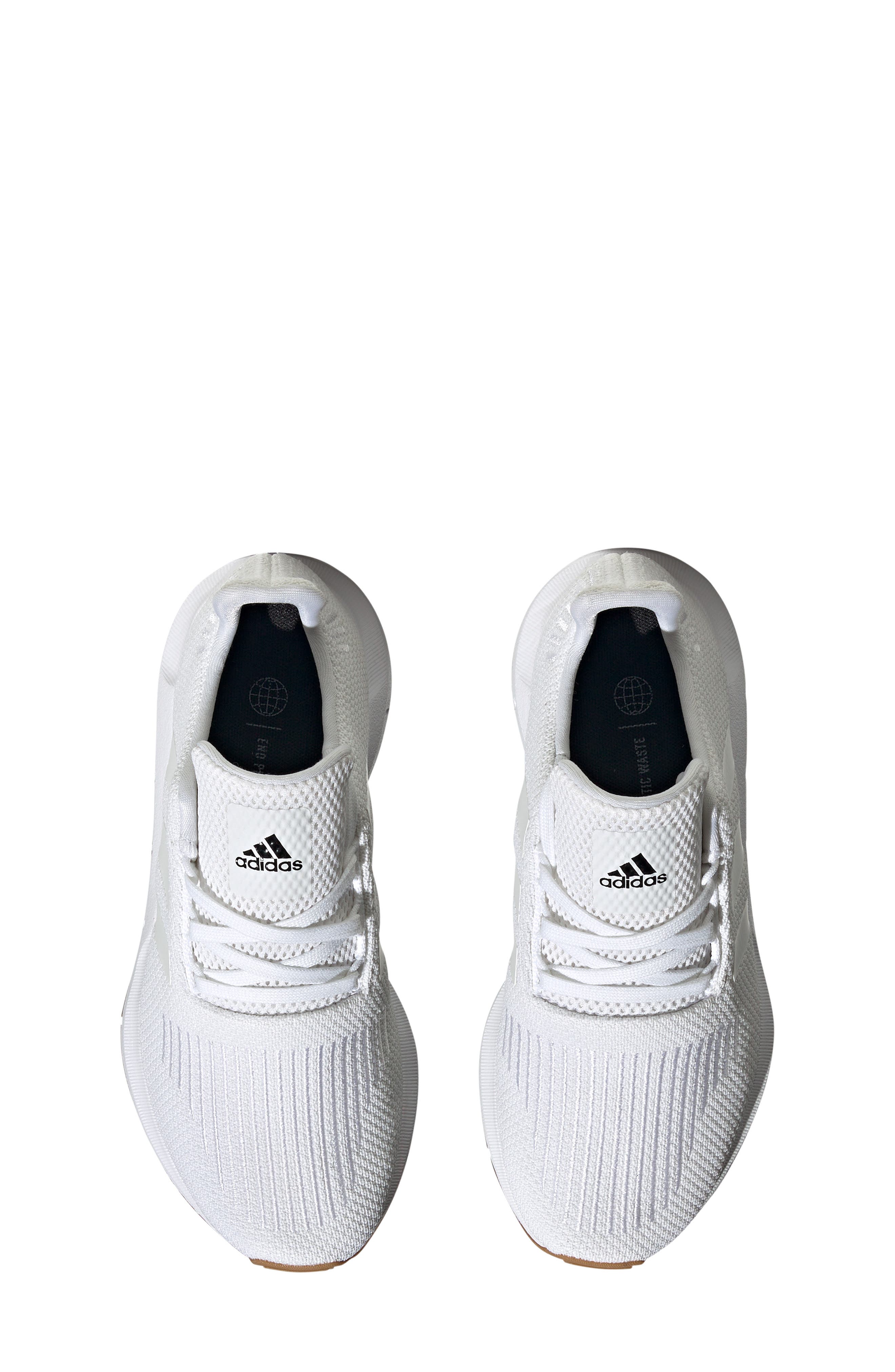Kids' Swift Run 1.0 Sneaker, Alternate, color, WHITE/WHITE/BLACK
