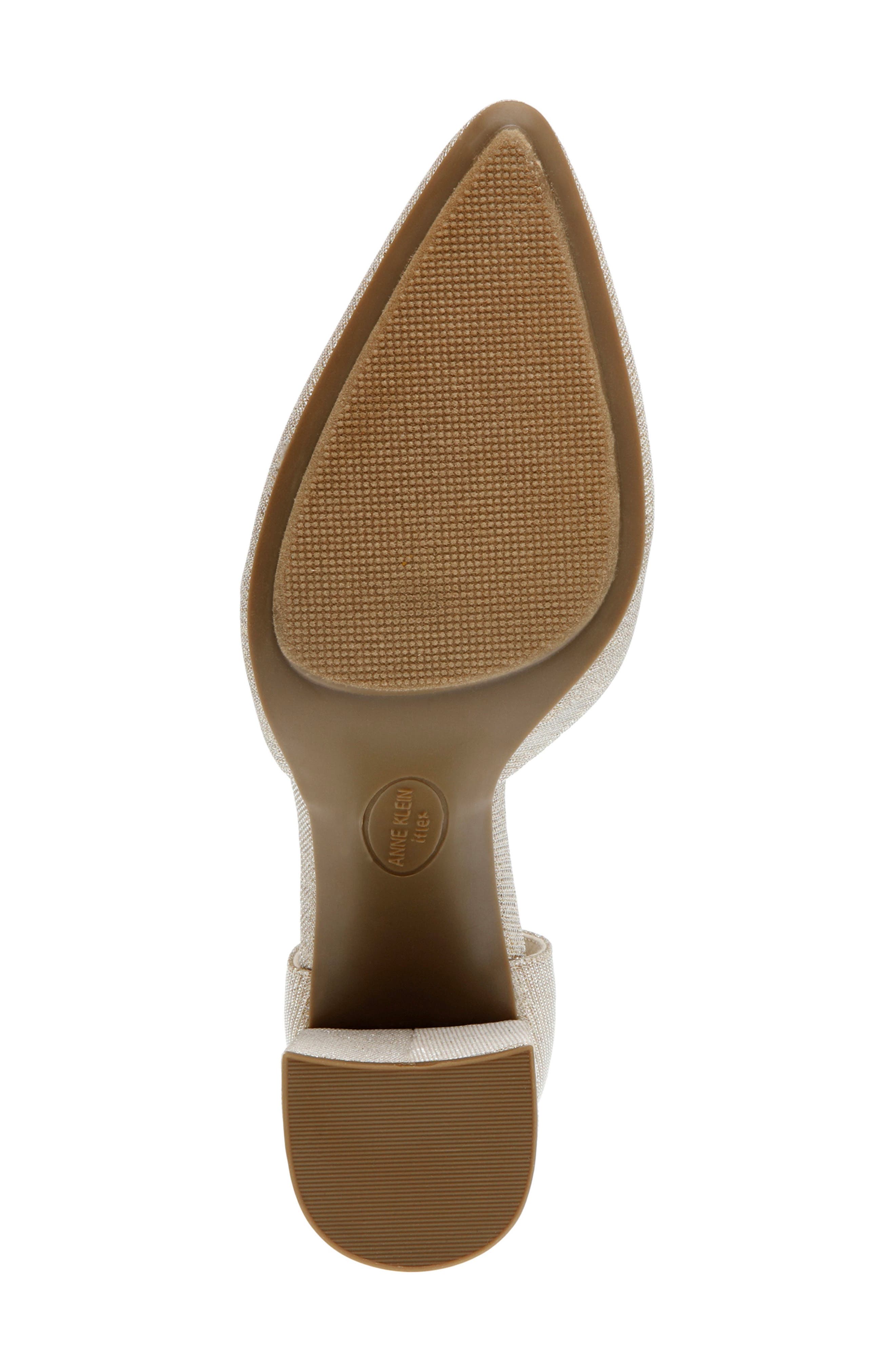 Anne Klein Barclay Pointed Toe Pump, Alternate, color, Platinum