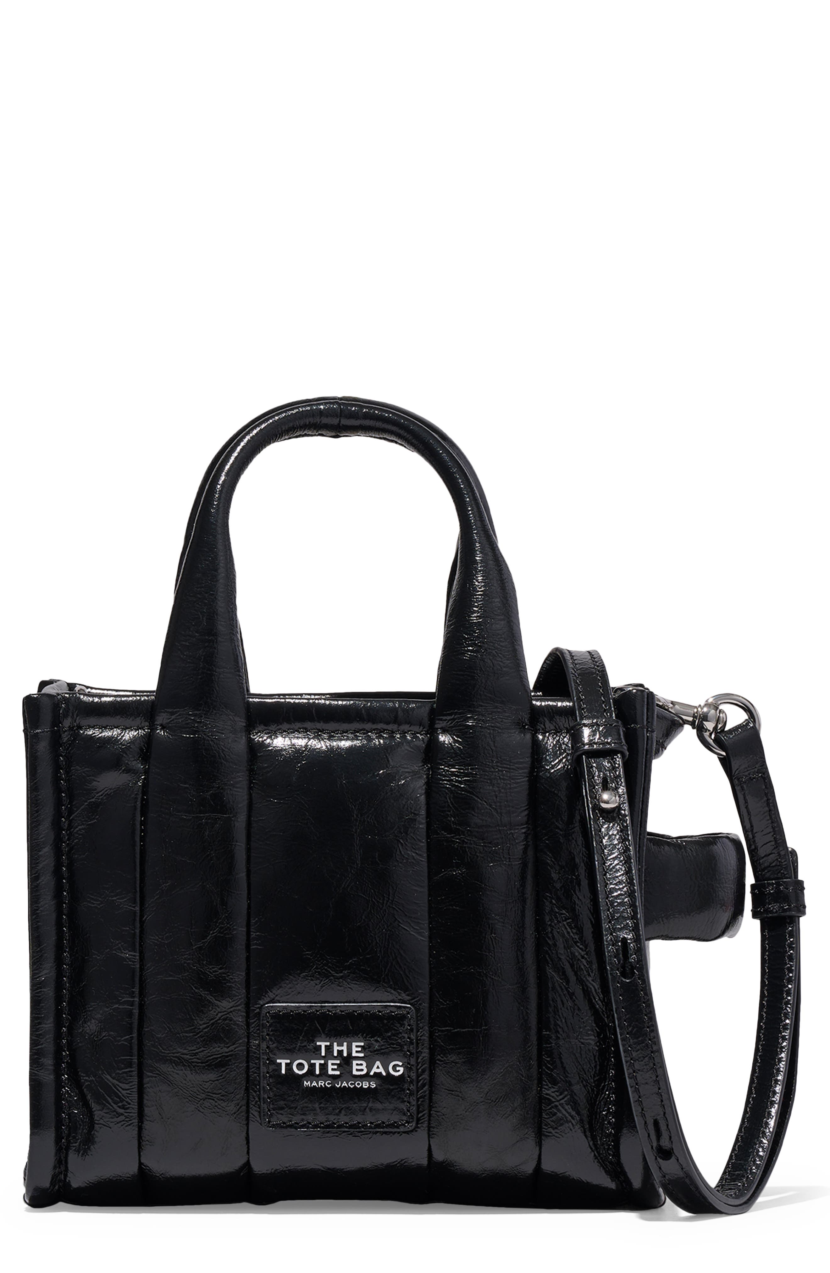 Marc Jacobs The Shiny Crinkle Crossbody Tote Bag, Main, color, 