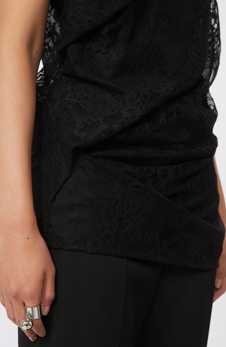 SPORTMAX Cupola Lace Top, Alternate, color, Black