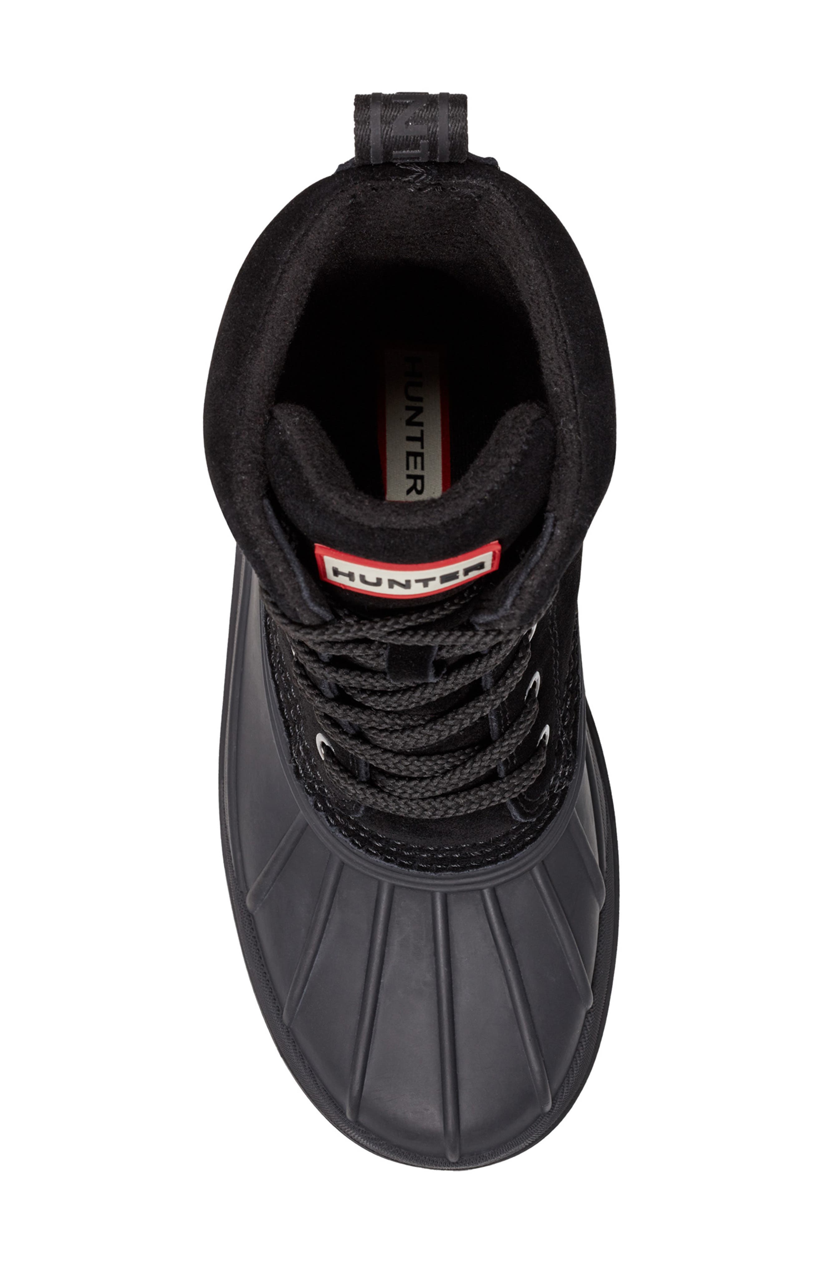Hunter Sussex Insulated Waterproof Duck Boot, Alternate, color, Black/ Black/ Black