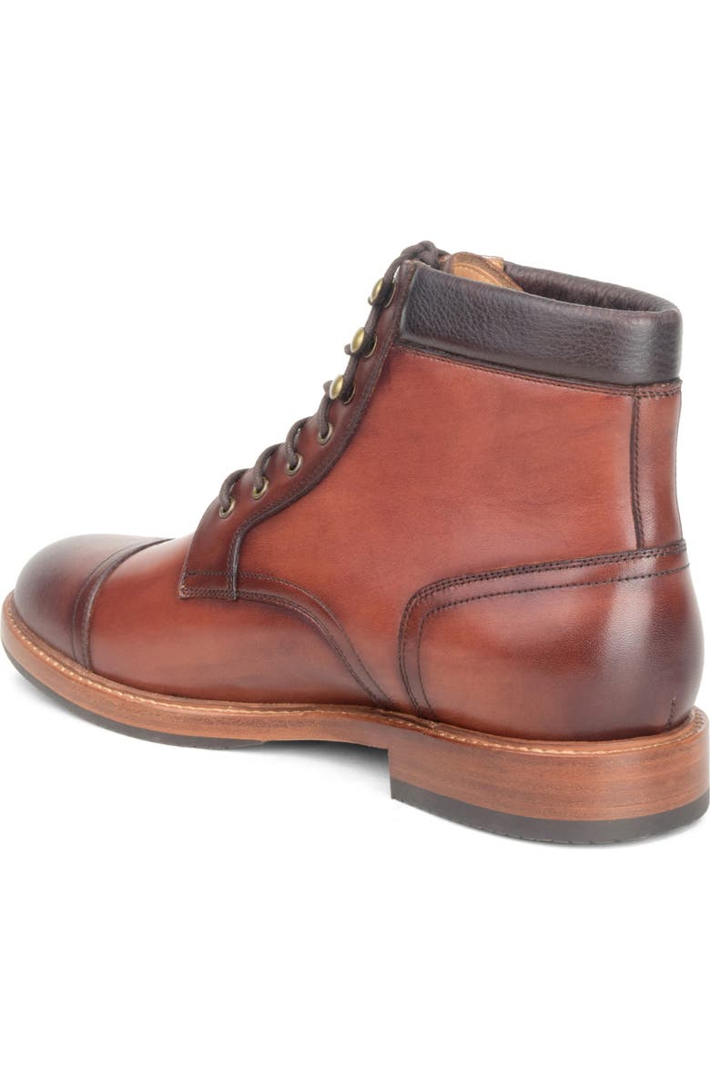 Warfield & Grand MMXXIV Cap Toe Boot, Alternate, color, Cognac