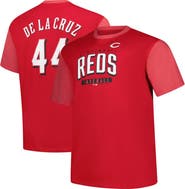 PROFILE Men's Profile Elly De La Cruz Red Cincinnati Reds Big & Tall Name & Number T-Shirt
