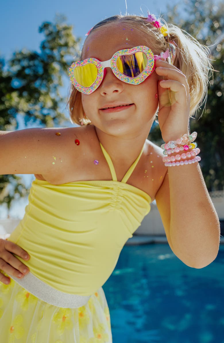 Bling2o Kids' Candy Heart Swim Goggles, Alternate, color, 